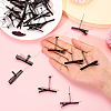 30Pcs 3 Styles Iron Alligator Hair Clips Findings PHAR-TA0001-10-6