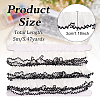 5M Polyester Pleated Lace Ribbon OCOR-MA0001-12A-2