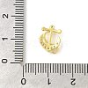 Rack Plating Brass Micro Pave Cubic Zirconia Charms KK-S396-55G-3