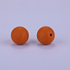 Round Silicone Focal Beads SI-JX0046A-73-2