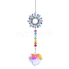 Faceted Heart Glass Suncatchers PW-WGADEF4-02-1