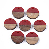 Resin & Walnut Wood Pendants RESI-S358-02E-12-1