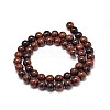 Natural Mahogany Obsidian Round Bead Strands G-P075-26-10mm-2