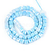 Anti-Tarnish Electroplate Glass Beads Strands GLAA-T025-6mm-10B-2