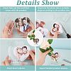 Transparent Acrylic Photo Frame Stands DJEW-WH0018-25-3