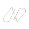 Tarnish Resistant 304 Stainless Steel Hoop Earrings Findings STAS-Q223-11C-1