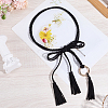 Handmade Imitation Leather Braided Rope Tie Belts AJEW-WH20006-398A-4