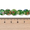 Handmade Millefiori Lampwork Beads Strands LAMP-G166-17B-02-4