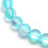 Synthetic Moonstone Beads Strands X-G-F142-10mm-03-3