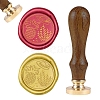 DIY Wood Wax Seal Stamp AJEW-WH0131-274-1