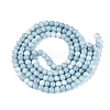 Ombre Effect Opaque Crackle Glass Beads Strands GLAA-Q106-01A-A05-3