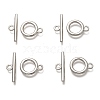 Alloy Toggle Clasps TIBE-EA774Y-P-RS-1