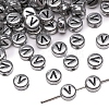 50Pcs Silver Plating Acrylic Beads PW-WG2E8AD-05-1