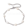 Handmade Natural Shell Beaded Bracelets for Women BJEW-JB11396-2