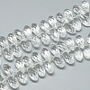 Glass Beads Strands EGLA-S142-10x21mm-10-1