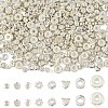 400Pcs 8 Styles Alloy Spacer Beads FIND-YW0011-14-1