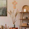 Wood Cross Wall Decoration AJEW-WH0270-135A-5