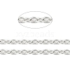 Non-Tarnish 3.28 Feet 304 Stainless Steel Cable Chains X-CHS-F001-03P-1