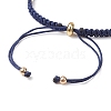 5Pcs 5 Colors Nylon Cord Knitting Bracelet Makings AJEW-JB01292-4