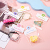 100Pcs Rectangle Clear Polypropylene Cellophane Bags CDIS-TA0001-37E-9