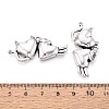 Tibetan Style Zinc Alloy Pendants TIBE-N016-03AS-3