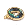 Real 18K Gold Plated Brass Pendants KK-G402-33G-3