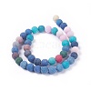 Natural Mashan Jade Beads Strands G-E532-C-01-2