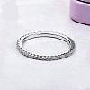 Anti-Tarnish Rhodium Plated 925 Sterling Silver Finger Rings RJEW-FF0008-008P-17mm-3