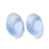 Frosted Glass Rhinestone Cabochons RGLA-G022-05A-211-1