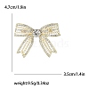 Alloy Rhinestone Brooch for Backpack Clothes PW-WG48F51-01-1