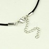 Waxed Cotton Cord Necklace Making X-NJEW-A279-2.0mm-01-2