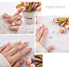 Biyun 6 Style Resin 3D Nail Art Cabochons MRMJ-BY0001-01-6