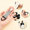 AHADEMAKER 6Pcs 6 Colors Polyester Band Hat Clips FIND-GA0002-38-3