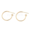 Brass Stud Earrings EJEW-L245-001LG-4