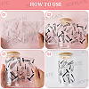 8Pcs 8 Styles PVC Plastic Waterproof Decorative Sticker Labels DIY-SP0004-93A-4