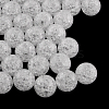 Transparent Crackle Acrylic Beads CACR-R008-20mm-12-2