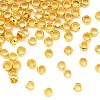 Brass Crimp Beads KK-S509-01G-03-1