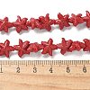 Synthetic Coral Dyed Carved Beads Strands CORA-K009-06A-03-2