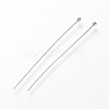 Tarnish Resistant 304 Stainless Steel Ball Head pins X-STAS-S066-70x0.5mm-2