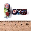 Handmade Millefiori Glass Column Beads LA-N001-02B-01-3