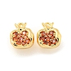 Brass Micro Pave Cubic Zirconia Pendants KK-K369-01G-06-1
