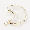 Natural Quartz Crystal Pendants G-G737-26-3