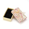 Flower Pattern Cardboard Jewelry Packaging Box X2-CBOX-L007-003C-2