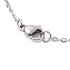 Star Alloy Cable Chain Pendant Necklaces for Women NJEW-JN05039-5