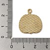 Thanksgiving Day Golden Tone Alloy Enamel Pendants ENAM-M002-01D-G-3