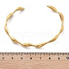 304 Stainless Steel Cuff Bangles for Women BJEW-B108-14G-5