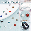 40Pcs 20 Styles Natural Mixed Gemstone Cabochons G-PH0002-55-4