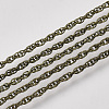 Soldered Brass Covered Iron Rope Chains CH-S125-07B-AB-1