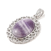 Natural Amethyst Pendants G-A226-03P-08-2