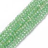 Electroplate Glass Beads Strands X-EGLA-R048-2mm-10-1